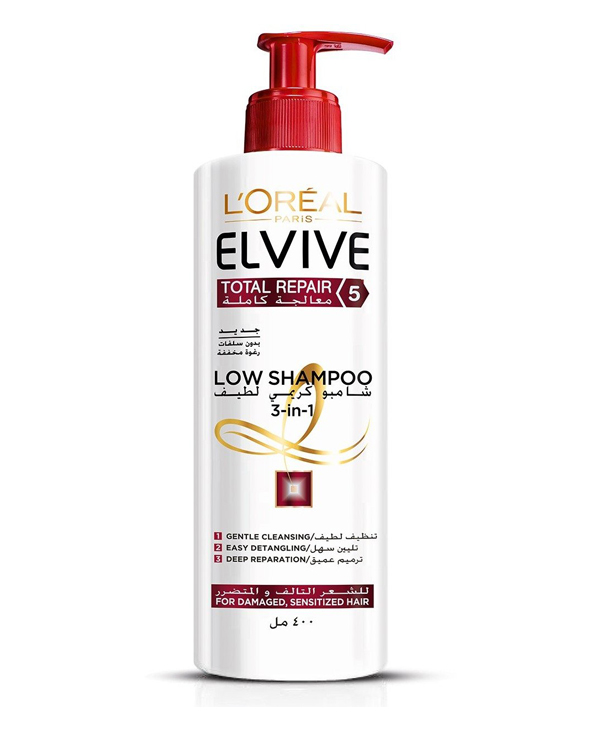 selvmord hage kompleksitet L'Oreal Elvive Low Shampoo Total Repair 5 - Ounousa Reviews