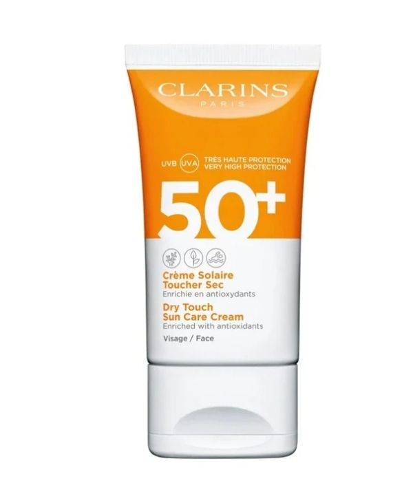Clarins Dry Touch Sun Care Cream For Face Spf 50